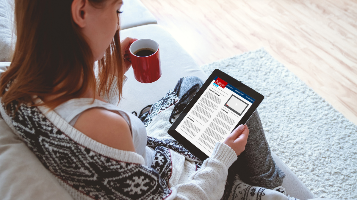 tablet para leitura