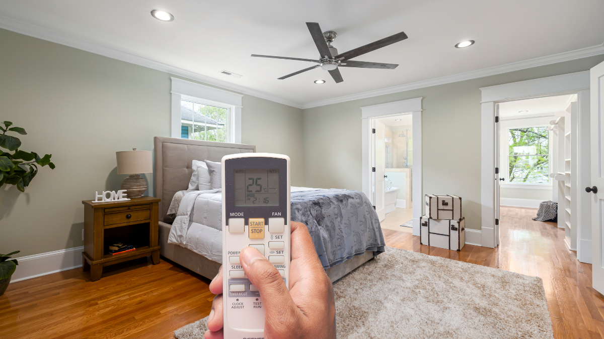 ventilador de teto com controle remoto