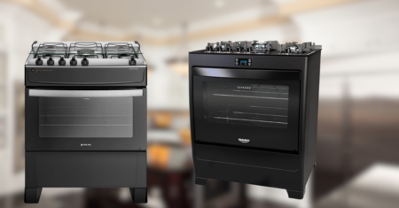 Fogão 5 Bocas Preto Melhores Modelos 2024