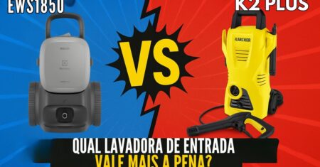 EWS1850 ou Kärcher K2 Plus: Qual Lavadora de Entrada Vale Mais a Pena? Comparativo Completo